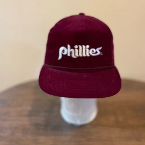 Vintage Philadelphia Phillies Corduroy Trucker Cap